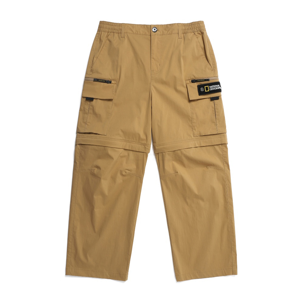 내셔널지오그래픽 지퍼 분리형 컨버터블 롱 팬츠 TAN N232MPT040_이미지