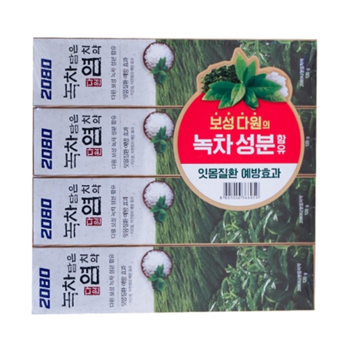 2080 녹차 담은 염치약 120g (24개)_이미지