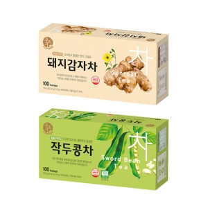 송원식품 송원 작두콩차 100T +돼지감자차 100T 200T