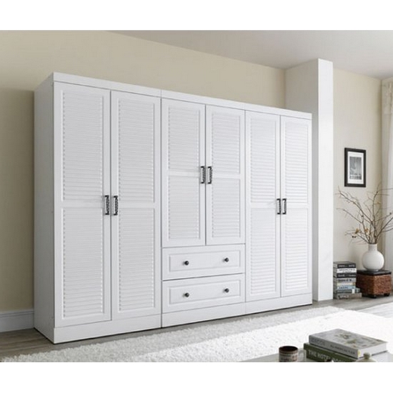 파로마 유코스 루이즈 올갤러리 옷장세트 (243cm)