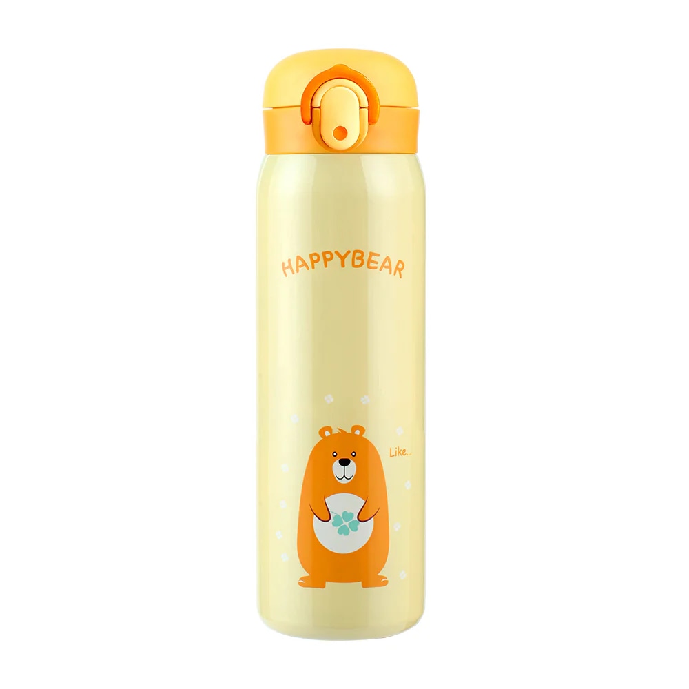 홈애니 해피베어 원터치 보온보냉병 500ml