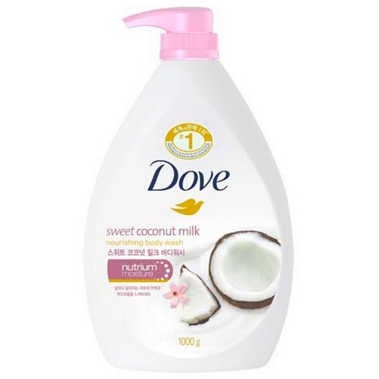 도브 스위트 코코넛 밀크 바디워시 1000ml (2개)_이미지