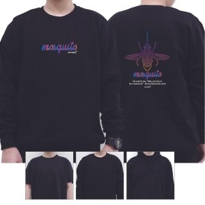 키밍 모기 인쇄티 모녀커플룩 단체주문제작 W6716B5