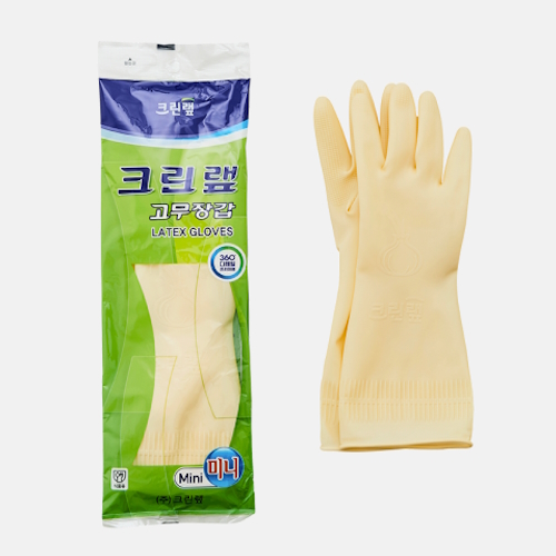 크린랲 고무장갑 (미니) (1켤레)_이미지