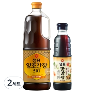 샘표 양조간장 501 1.7L + 맛간장 500ml (2개)_이미지