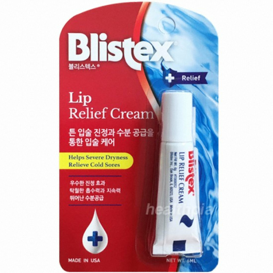 블리스텍스 립릴리프 크림 립밤 6ml (4개)_이미지