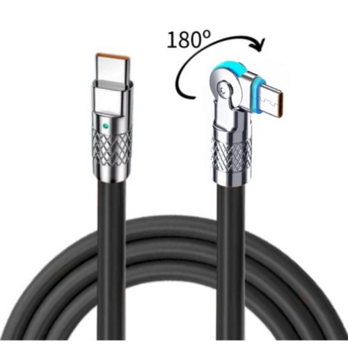  PD C to C타입 120W LED 회전 케이블 [2m]