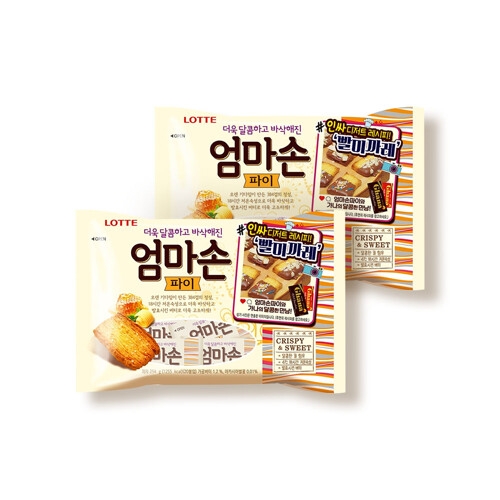 롯데제과 엄마손파이 254g이미지입니다. 누르면 해당 게시물로 새창이동합니다.