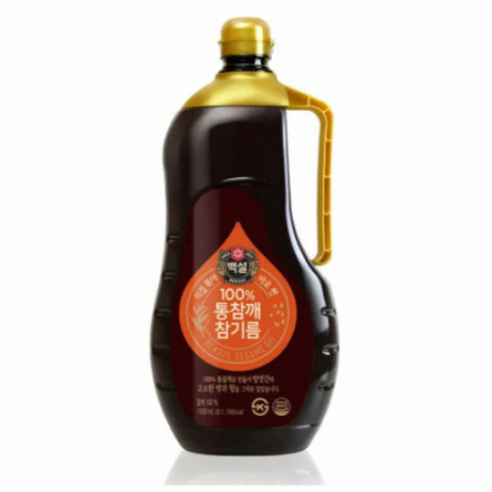 백설 100% 통참깨 참기름 1.5L이미지입니다. 누르면 해당 게시물로 새창이동합니다.