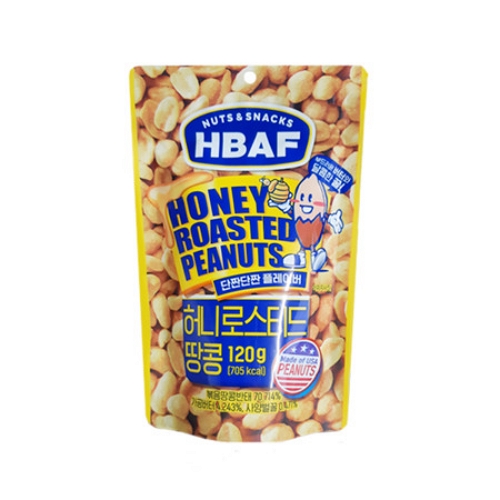 HBAF 허니 로스티드 땅콩 120g (8개)_이미지