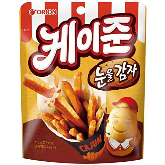 오리온 케이준 눈을 감자 113g (8개)_이미지