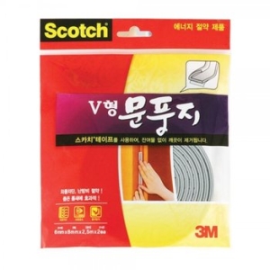 3M VCJ5MO4Q 문풍지 V형 23502개입/ 6mmx8mmx2.5M 1개_이미지