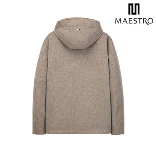 마에스트로 다크베이지 캐시미어 구스다운 점퍼 MAJU5D062I3