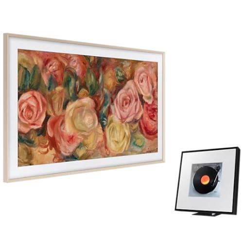 삼성전자 더 프레임 KQ55LSD03AFXKR + 뮤직 프레임 HW-LS60D (챔퍼 샌드골드+스피커)