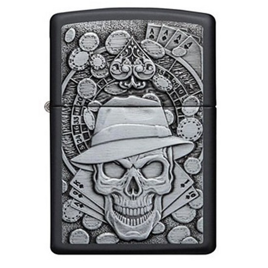 지포(ZIPPO) 49183 GAMBLING SKULL_이미지