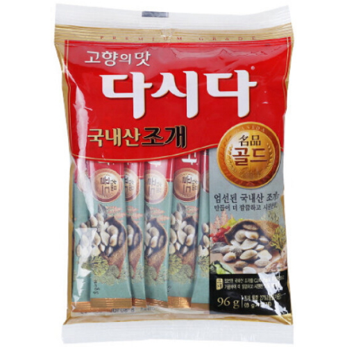 CJ제일제당 다시다 명품골드 국내산 조개 96g (8g x 12개) (1개)_이미지