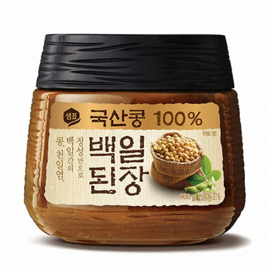 샘표 국산콩 100% 백일된장 900g이미지입니다. 누르면 해당 게시물로 새창이동합니다.