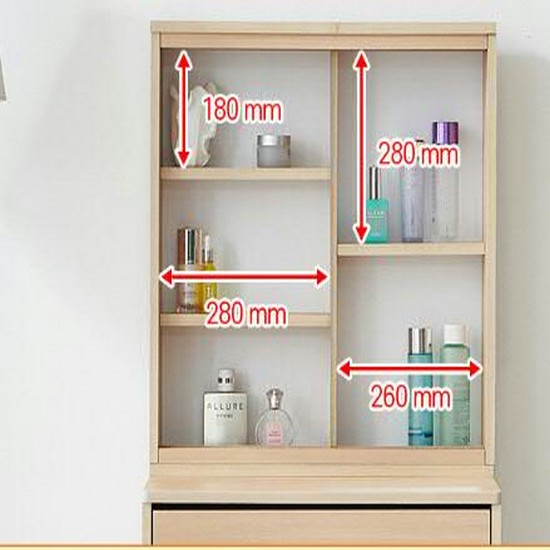 동서가구 이즈 터치 수납거울 화장대 600_이미지