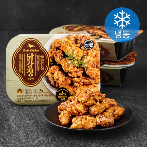 쿠즈락앳홈 달콤간장 닭강정 210g (3개)