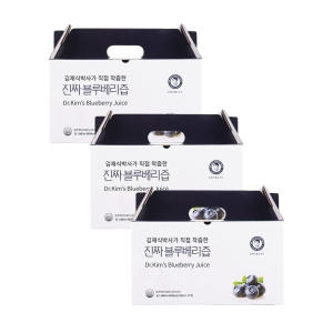 진짜블루베리즙 80ml 63팩 3박스