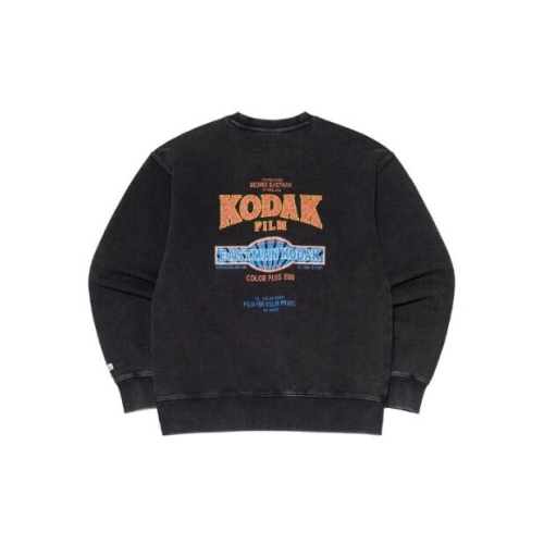 코닥 스노우 워싱 그래픽 맨투맨 BLACK K6123LFSO1BLK 279678