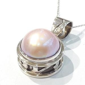 블루케이 마베진주 원석 펜던트 220410-13 6월탄생석_이미지