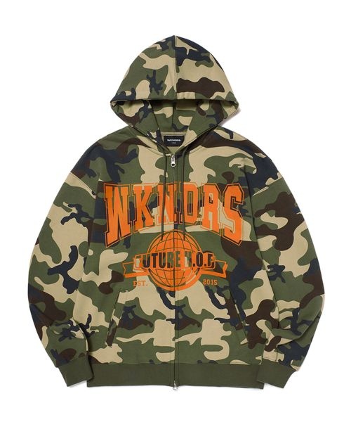위캔더스 WKNDRS H.O.F ZIPUP HOODIE CAMO WS2402HZ02CM 413299_이미지