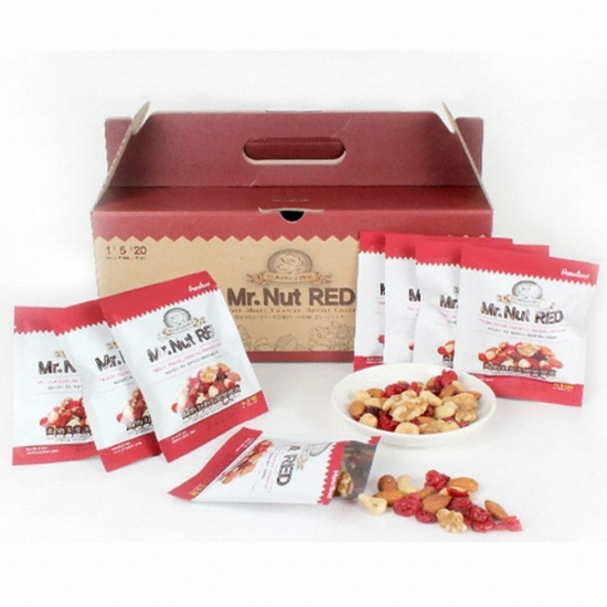 미스터너트 레드 20g 100개입 선물세트