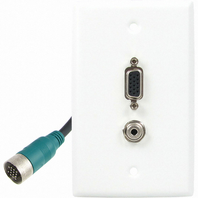 TNT RGB+스테레오 월 플레이트 분리형(배관용) 케이블 (NM-TNTA10S5, 10m)_이미지