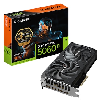 GIGABYTE 지포스 <b>RTX</b> <b>5060</b> <b>Ti</b> WINDFORCE OC D7 <b>16GB</b> 제이씨현