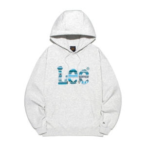 LEE 패턴 트위치 로고 후드 라이트 그레이 LE2501HD03LG_이미지