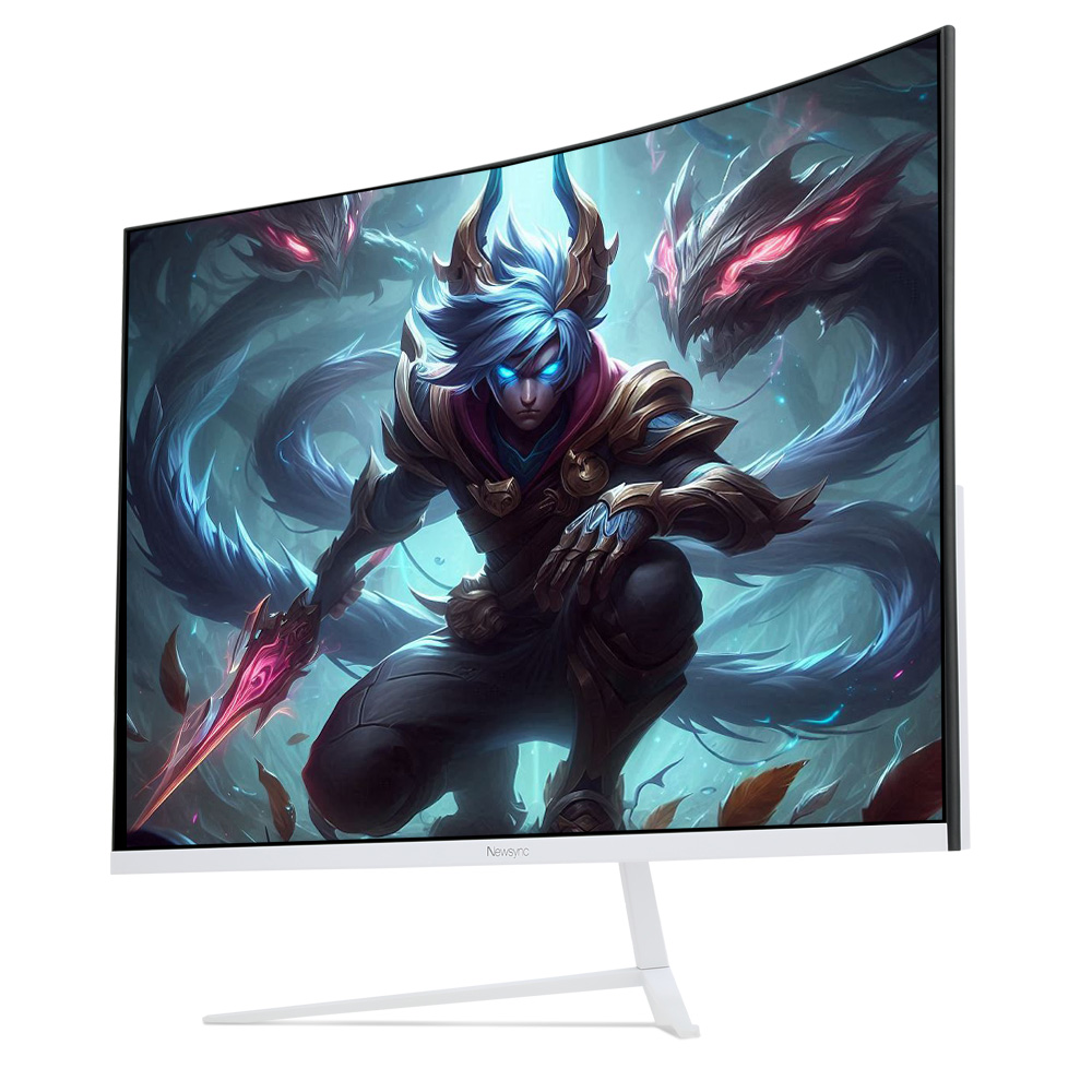 비트엠 Newsync P320FC 커브드 100 울트라슬림 화이트 무결점_이미지