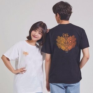 Owl 부엉이 U넥반팔 이너티 커플바캉스룩 W6E2A27