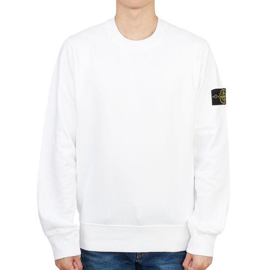 스톤아일랜드 와펜 맨투맨 771563020 (V0001, 화이트)_이미지