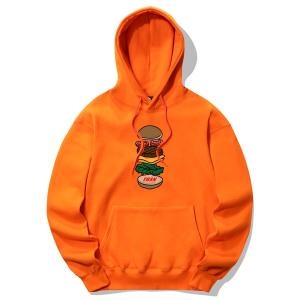 트립션 트립션  BURGER FLOOR 후드티 오렌지 _TRIP20HDORG040_이미지