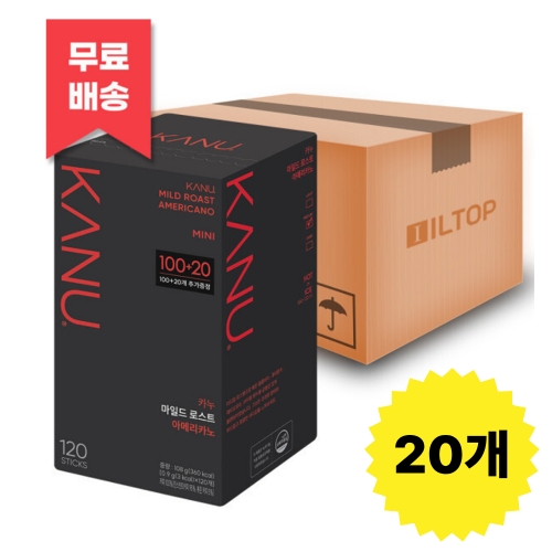 동서식품 카누 미니 마일드 로스트 아메리카노 120개입 (20개)