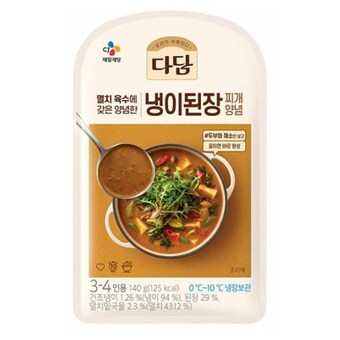<b>다담</b> 냉이<b>된장</b><b>찌개</b>양념 140g