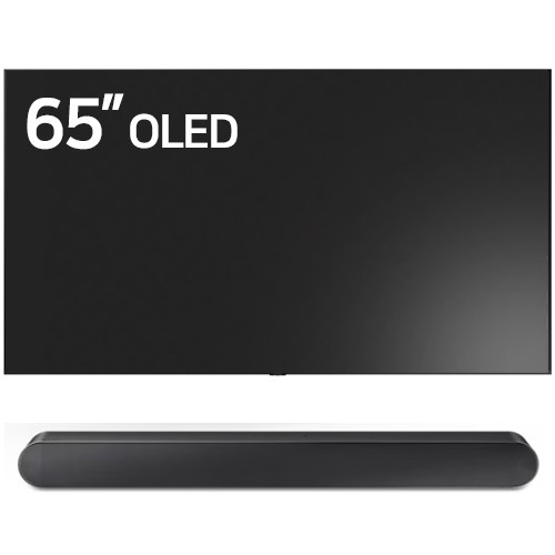 삼성전자 올레드 KQ65SC90AFXKR (벽걸이+사운드바, HW-S50B)