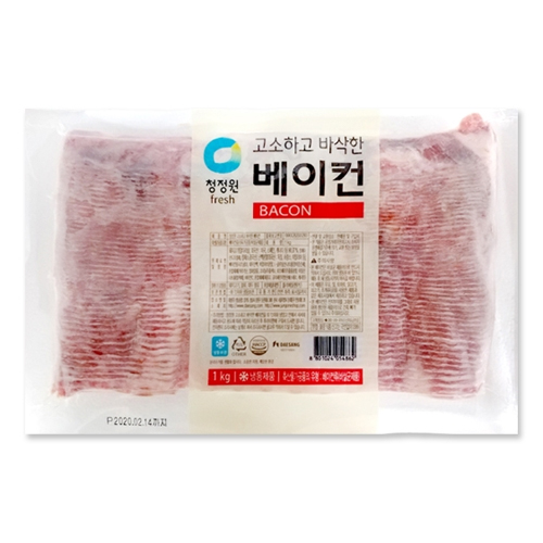 대상 청정원 고소하고 바삭한 베이컨 1kg (1개)_이미지