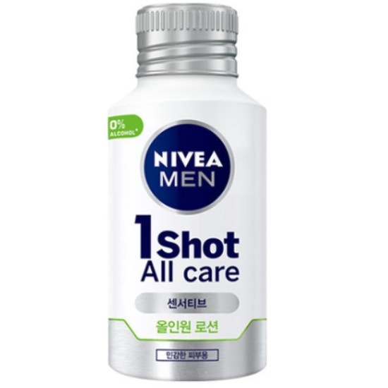 니베아 맨 센서티브 원샷 올케어 올인원 로션 125ml (1개)_이미지