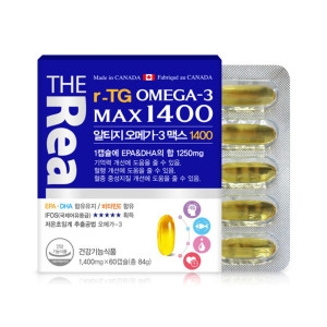 더리얼 알티지 오메가3 맥스 1400 60캡슐