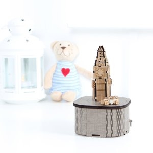 영공방 회전우드 오르골 런던 빅벤