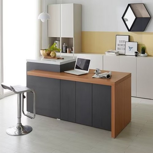 지벤  리가르드 연결형 아일랜드 식탁 2000 (의자별도)