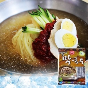 강동퓨어푸드 HACCP 막국수 사리 10인분 육수/냉면 쫄면 밀면 국수_이미지