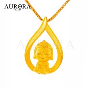 [불명] 불교 부처님 24k컬러 목걸이 BUDD-2011