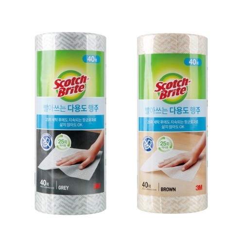 3M 다용도 행주 브라운 40매_이미지