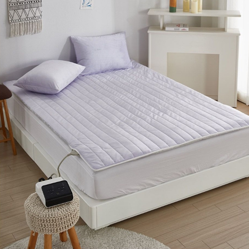 레이즈 실크극세사 라일락 온수매트 커버