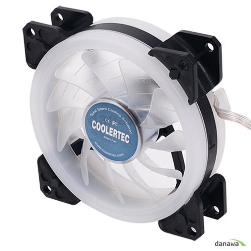 COOLERTEC USB-9225 LED RING WHITE(DUO)_이미지