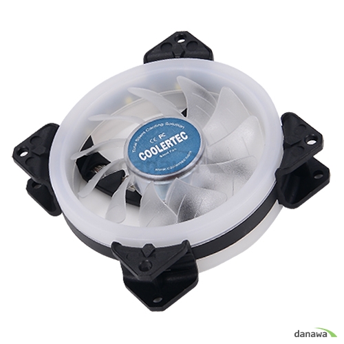 COOLERTEC USB-9225 LED RING WHITE(DUO)_이미지