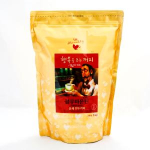 맥널티 블루마운틴 분쇄 1kg (1개)